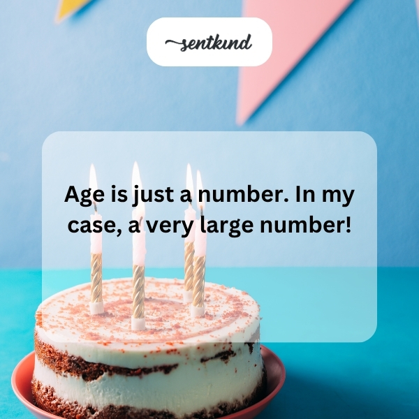 Celebrating another trip around the sun with a smile and cake.