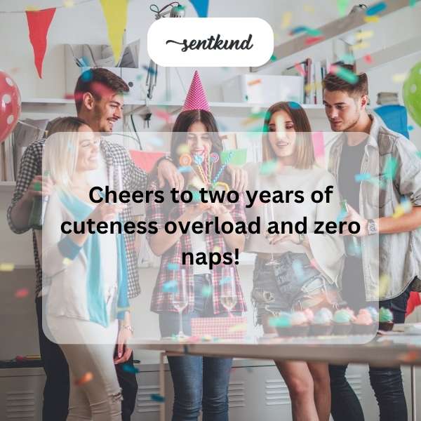 Celebrating two years of adorable excitement.