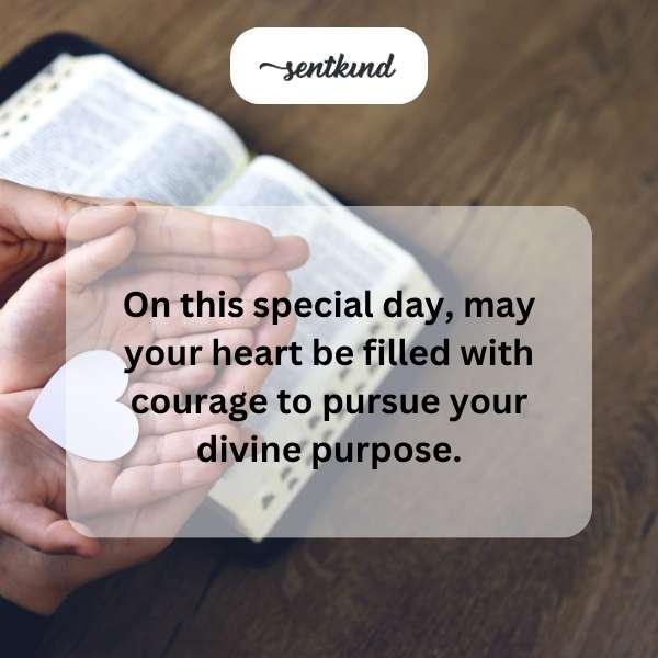 Spiritual blessings on your birthday.