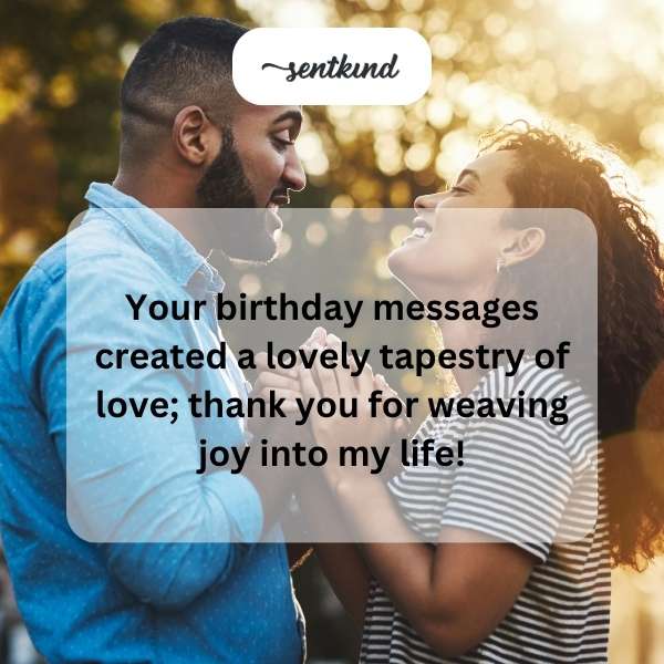 Grateful for the heartfelt birthday greetings that brightened my day.