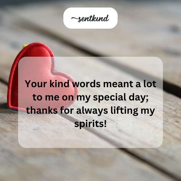Grateful for the heartfelt messages on my birthday.