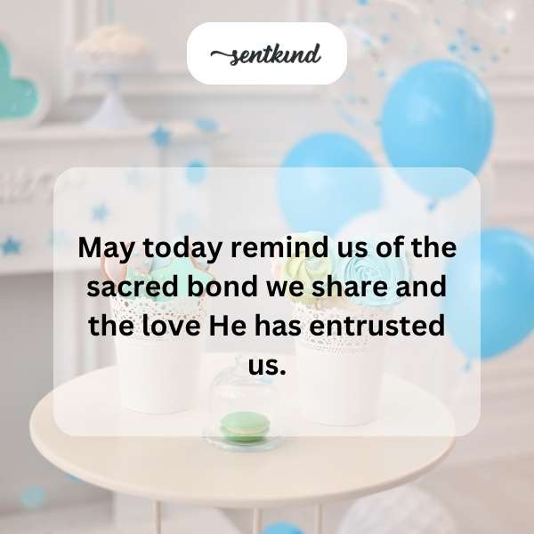 Spiritual blessings to celebrate your special day.