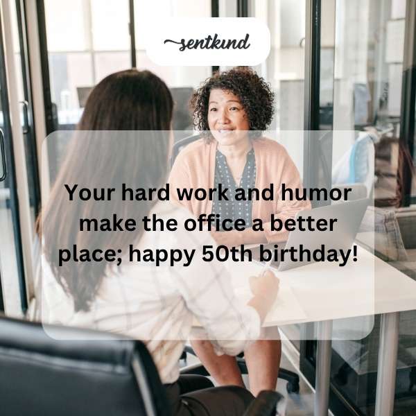 Celebrating a milestone: cheers to five decades of life and joy.