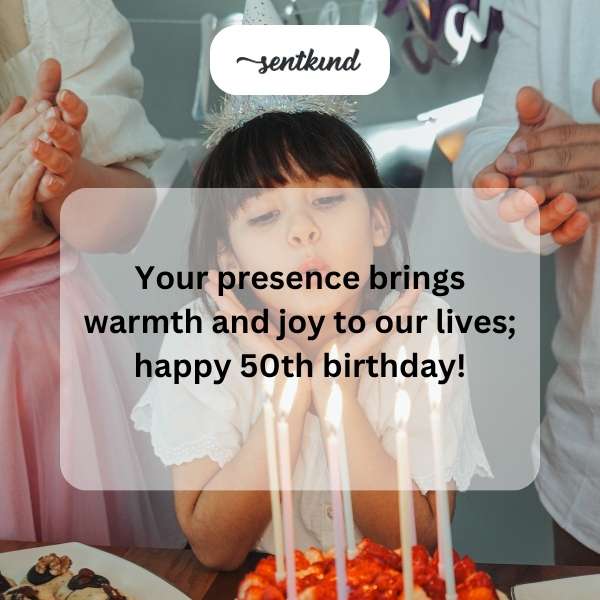 Celebrating half a century of life and happiness.