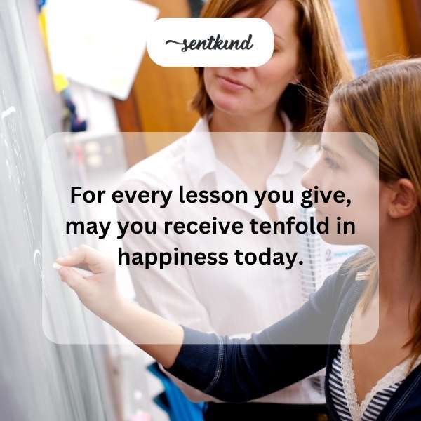 A timeless tribute to educators.