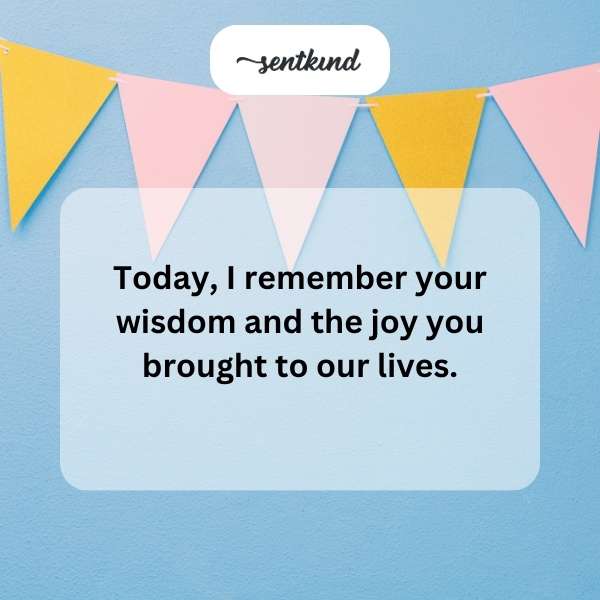 Celestial birthday remembrances for a loved one.