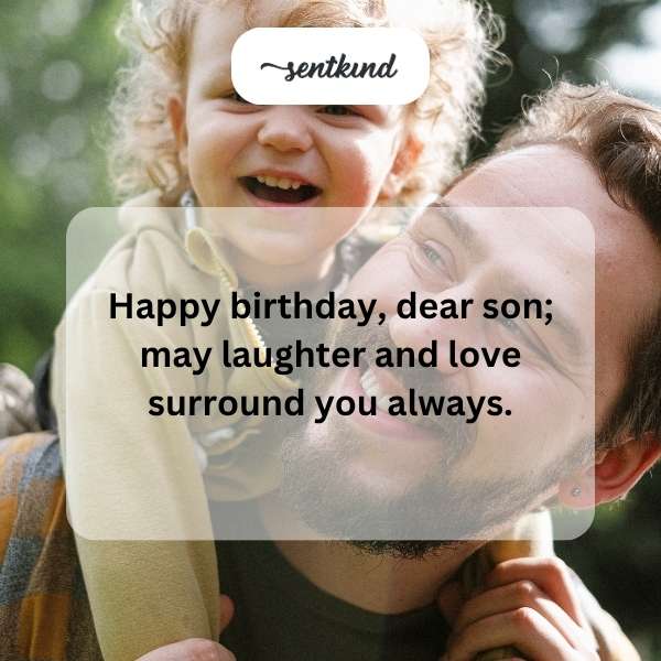 Heartfelt greetings for a toddler's special day.