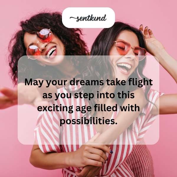 Sweet sixteen greetings for a future full of adventure.
