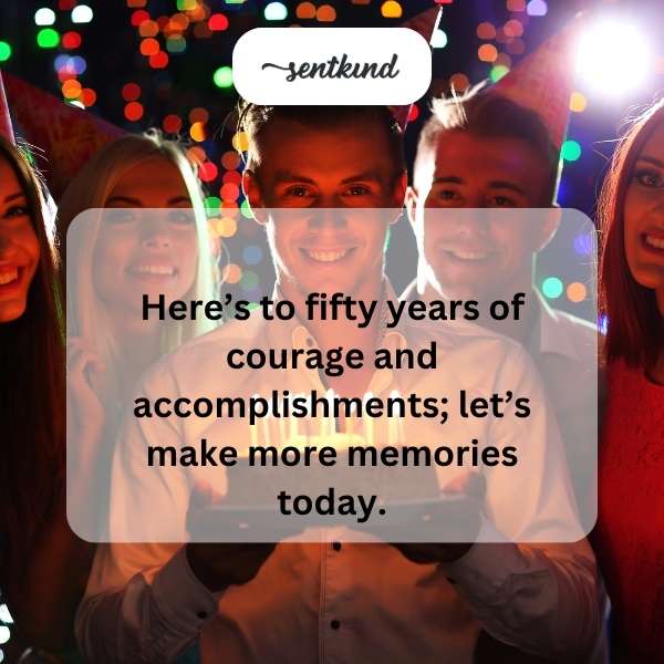 Celebrating half a century of bravery and achievements.