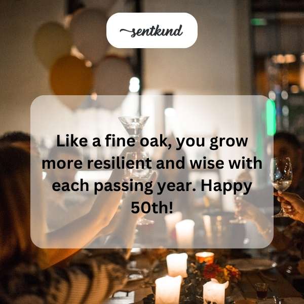 Celebrating half a century of wisdom and strength.
