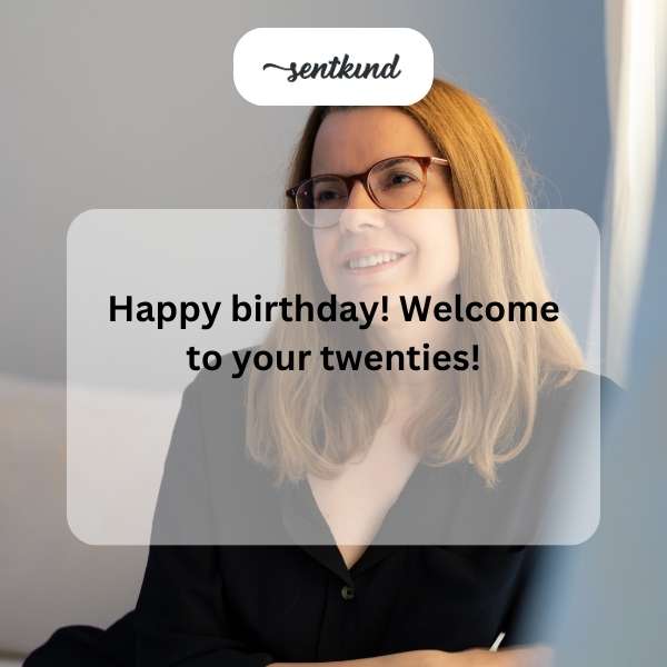 Celebrating the start of a new decade at 20 years old.