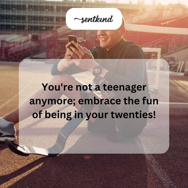 Celebrating the joy of stepping into your twenties.