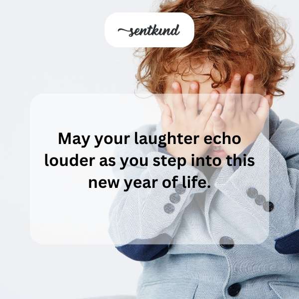 Celebratory greetings for a toddler's second year.