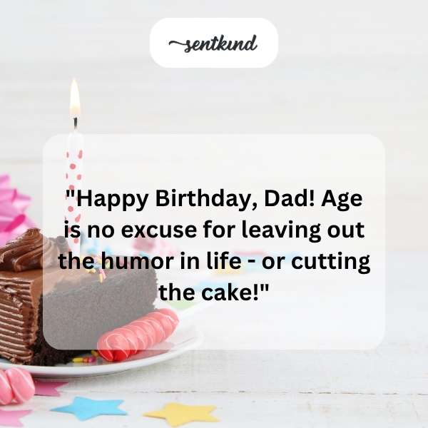 A humorous birthday card featuring a grumpy old man caricature.
