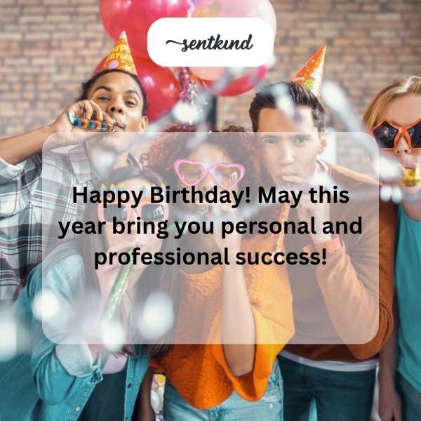 Celebrating a team member's special day with gratitude.