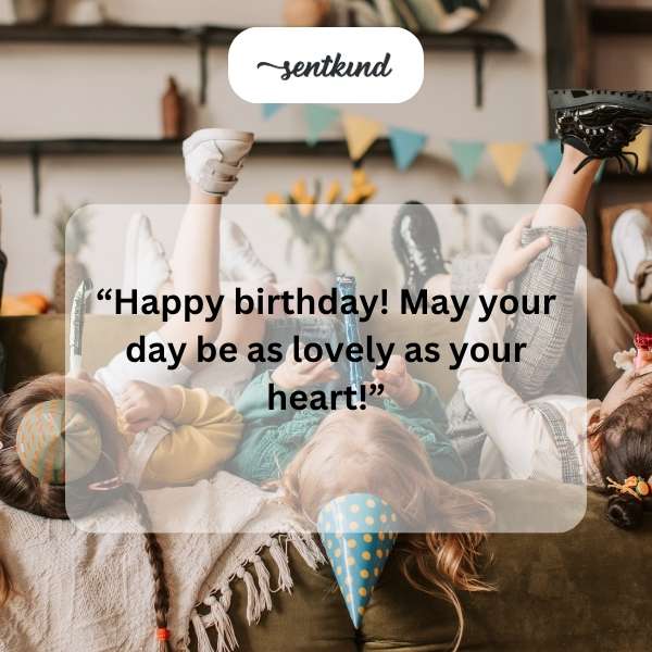 A birthday card with colorful balloons and a heartfelt message.