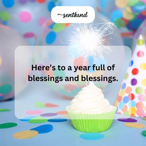 Here's a creative message to celebrate another year of life.