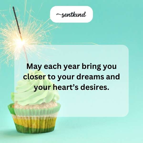Wishing you a year filled with steps towards your dreams and aspirations.