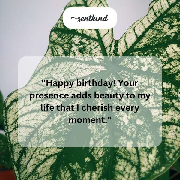 Your special day reminds me of my good fortune in having you in my life.