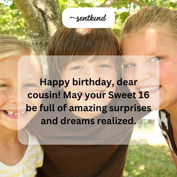 Joyful wishes for your sixteenth birthday celebration.