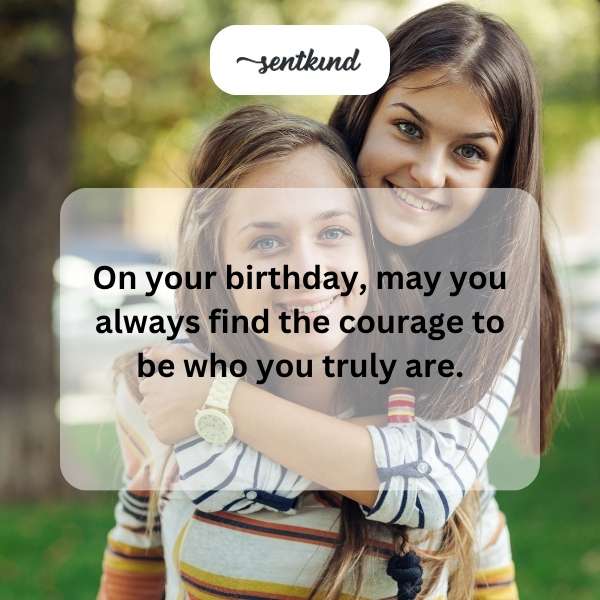 Sweet sixteenth birthday greetings for a courageous journey ahead.