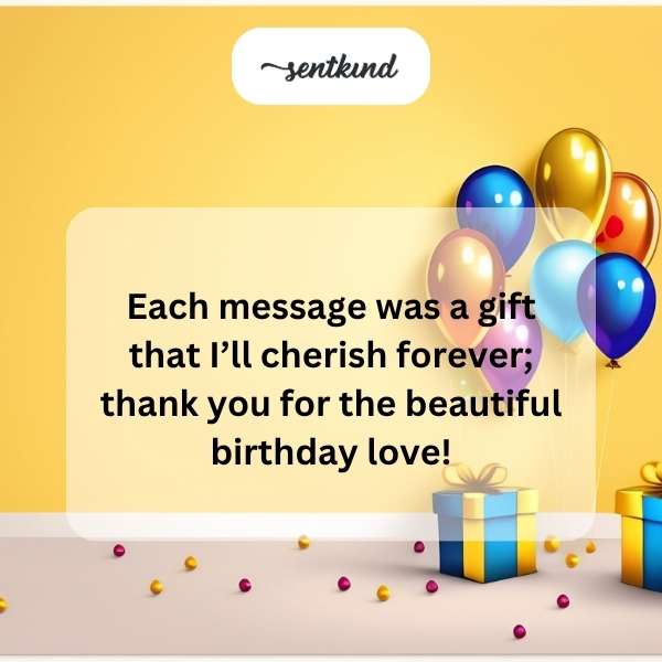 Grateful for the heartfelt birthday messages from everyone.