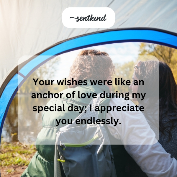 Grateful for the heartfelt messages that made my birthday memorable.