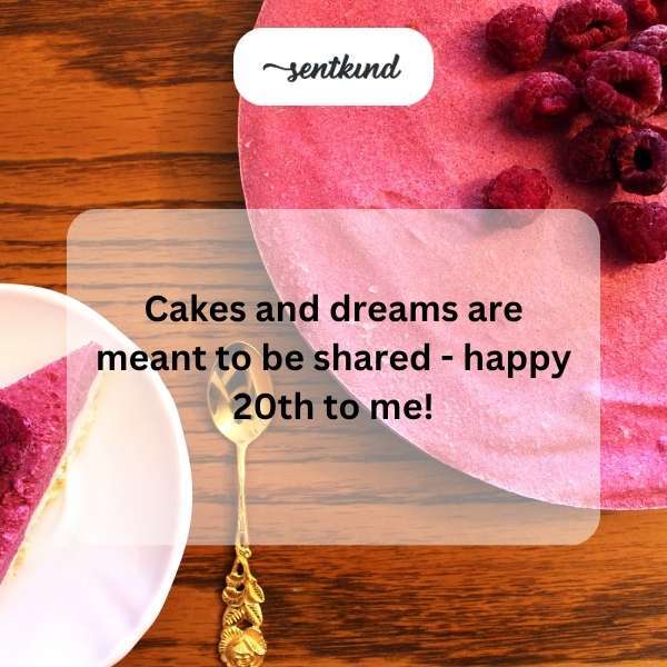 Celebrating two decades of life with joy and laughter.
