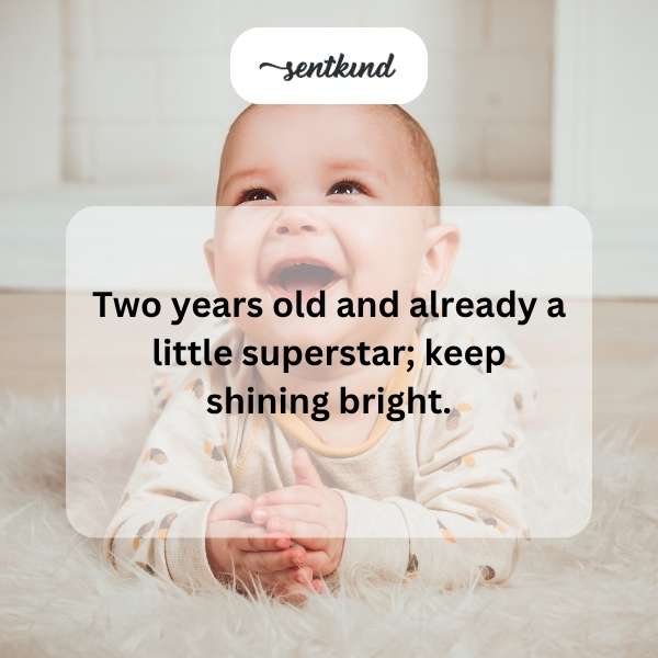 Happy 2nd birthday to our little star, may your light always shine.