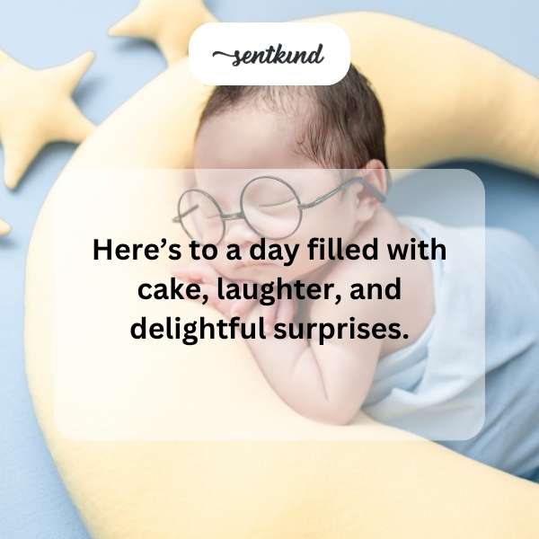 Joyful greetings for your second year milestone.
