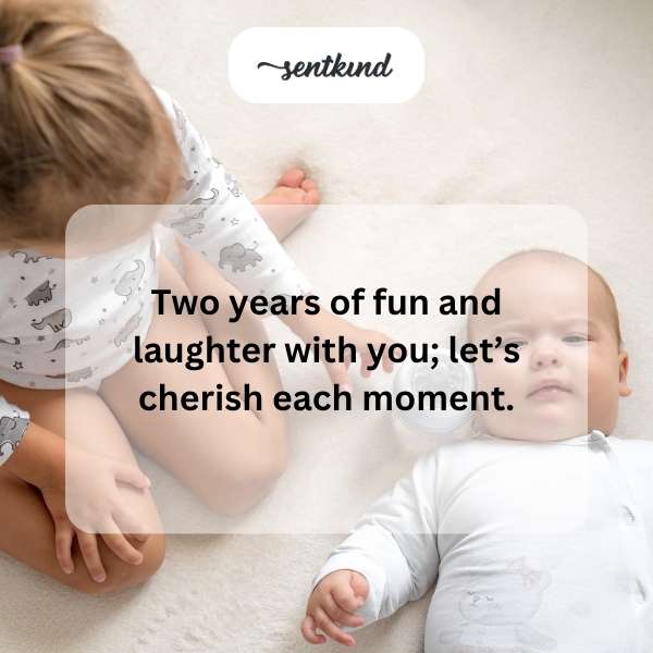 Celebrating two joyful years of life and happiness.