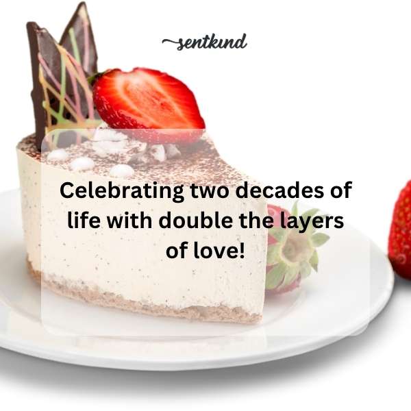 Happy 20-year milestone filled with twice the affection!