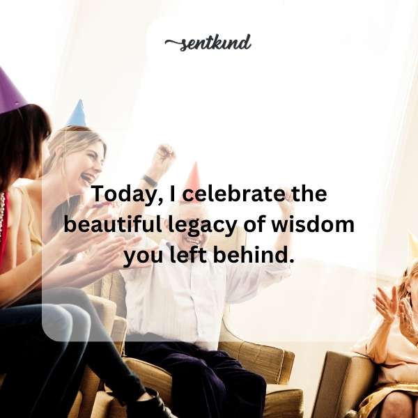 Celestial birthday messages to honor a loved one's memory.