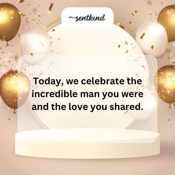 Inspirational messages for a birthday celebration in heaven.