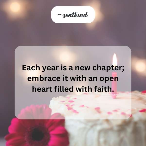 Warm spiritual blessings for your birthday.