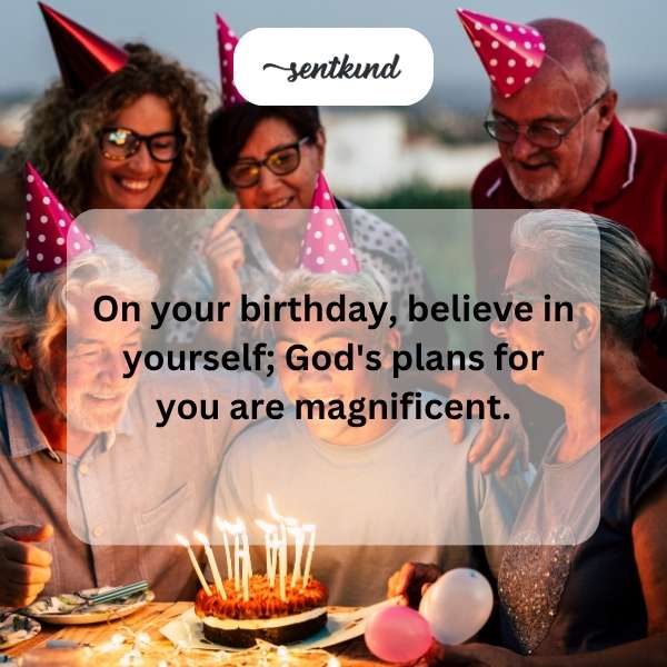 Divine birthday blessings filled with faith and hope.
