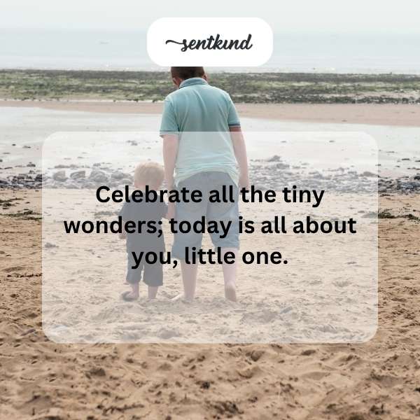 Happy celebration of your second year, little star.