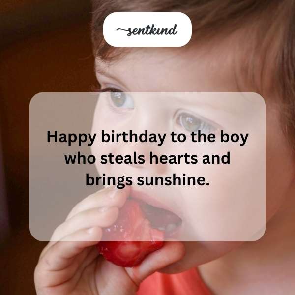 Joyful greetings for a little heart-stealer's second birthday.