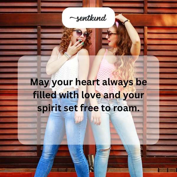 Sweet 16 celebratory message filled with love and freedom.