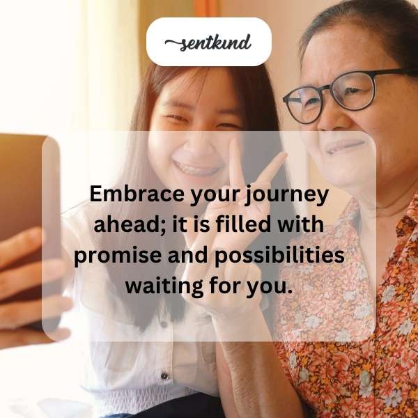 Sweet sixteen messages filled with hope and endless opportunities.