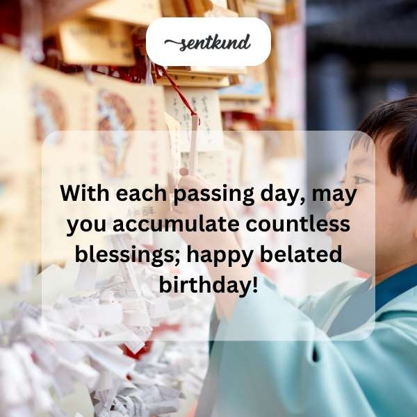 Late Birthday Greetings