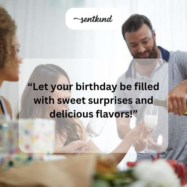 A vibrant arrangement of colorful candies, cupcakes, and other desserts.