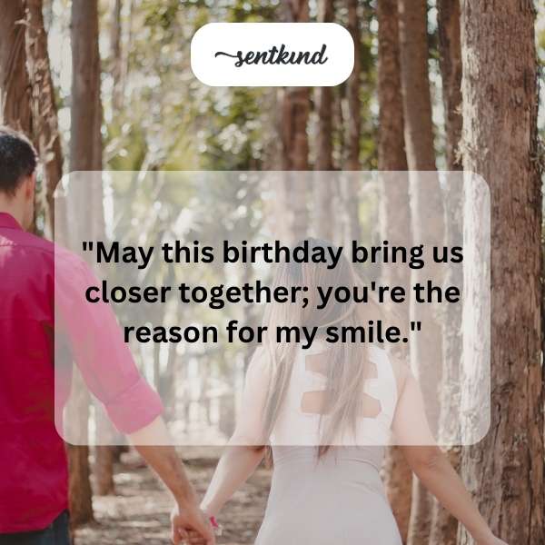 Hoping your birthday is as delightful and heartwarming as the joy you give me.