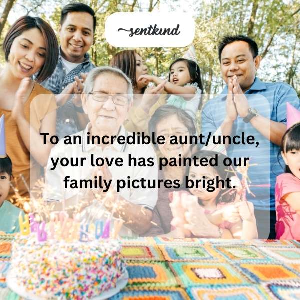 Celebrating a milestone year for a beloved family member who has colored our lives with joy and warmth.