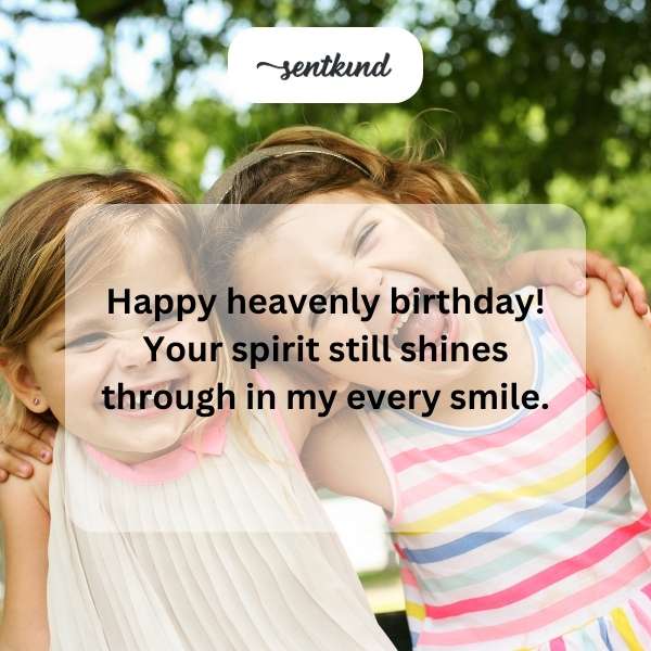 Celestial celebration messages honoring birthdays in the afterlife.
