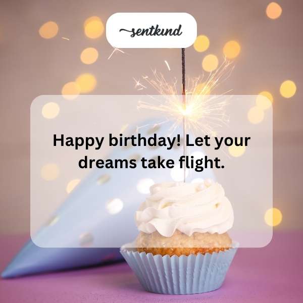 Celebratory wishes for your special day.