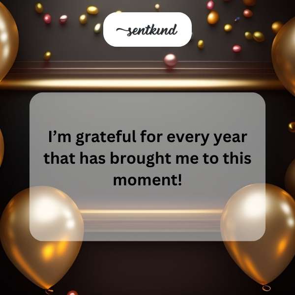 Celebrating another trip around the sun with gratitude.