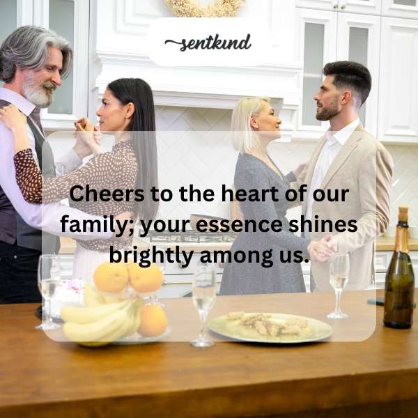 Celebrating five decades of love and joy with our family centerpiece.