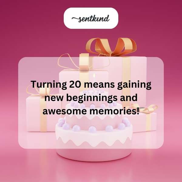 Celebrating two decades with hopes for exciting memories ahead.