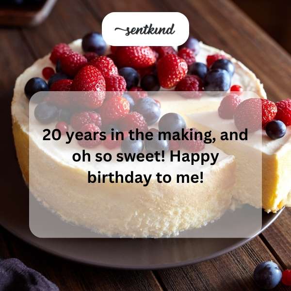 Celebrating two decades of life with joy and gratitude.